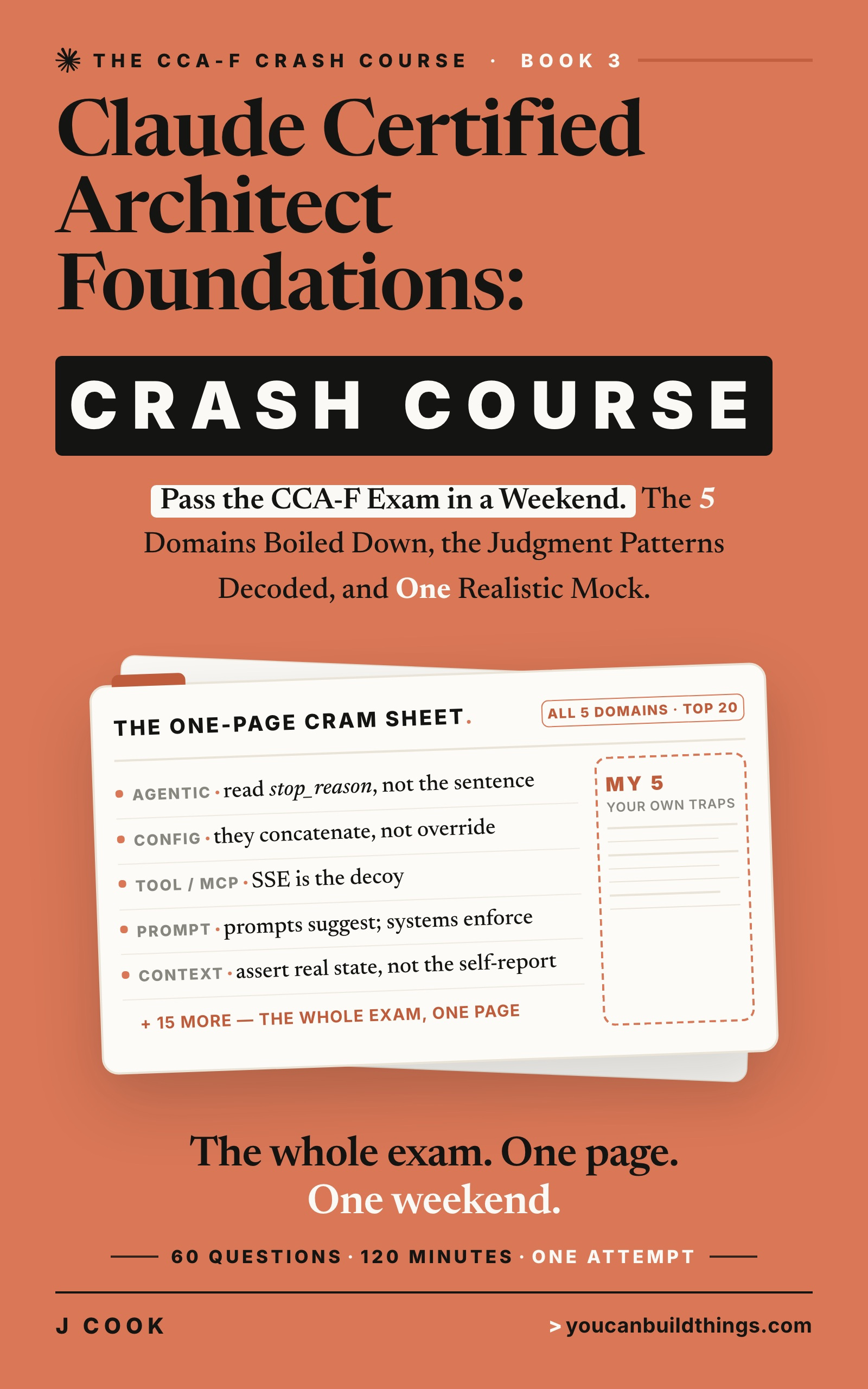 Cover of Claude Certified Architect Foundations: Crash Course