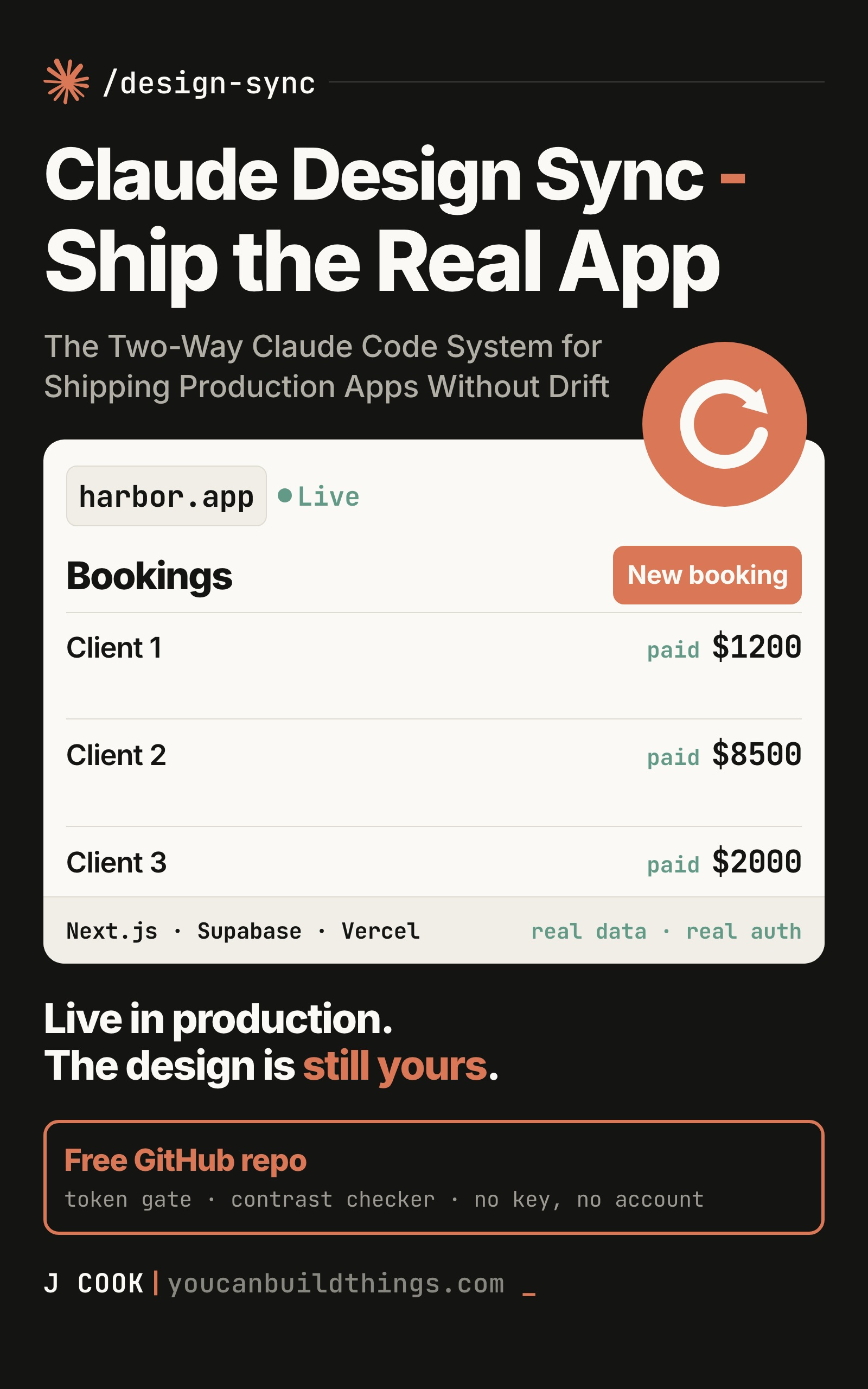 Claude Design Sync: Ship the Real App