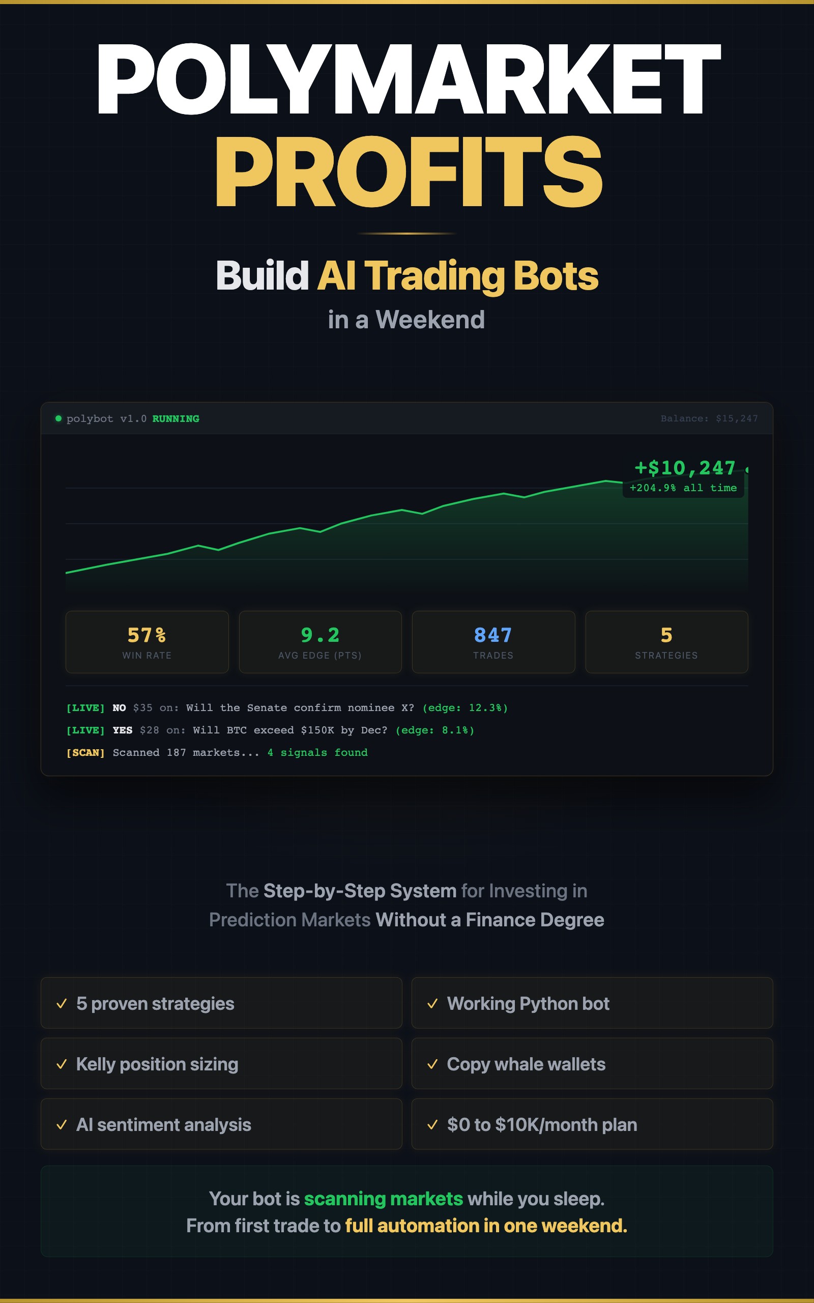 Cover of Polymarket Profits
