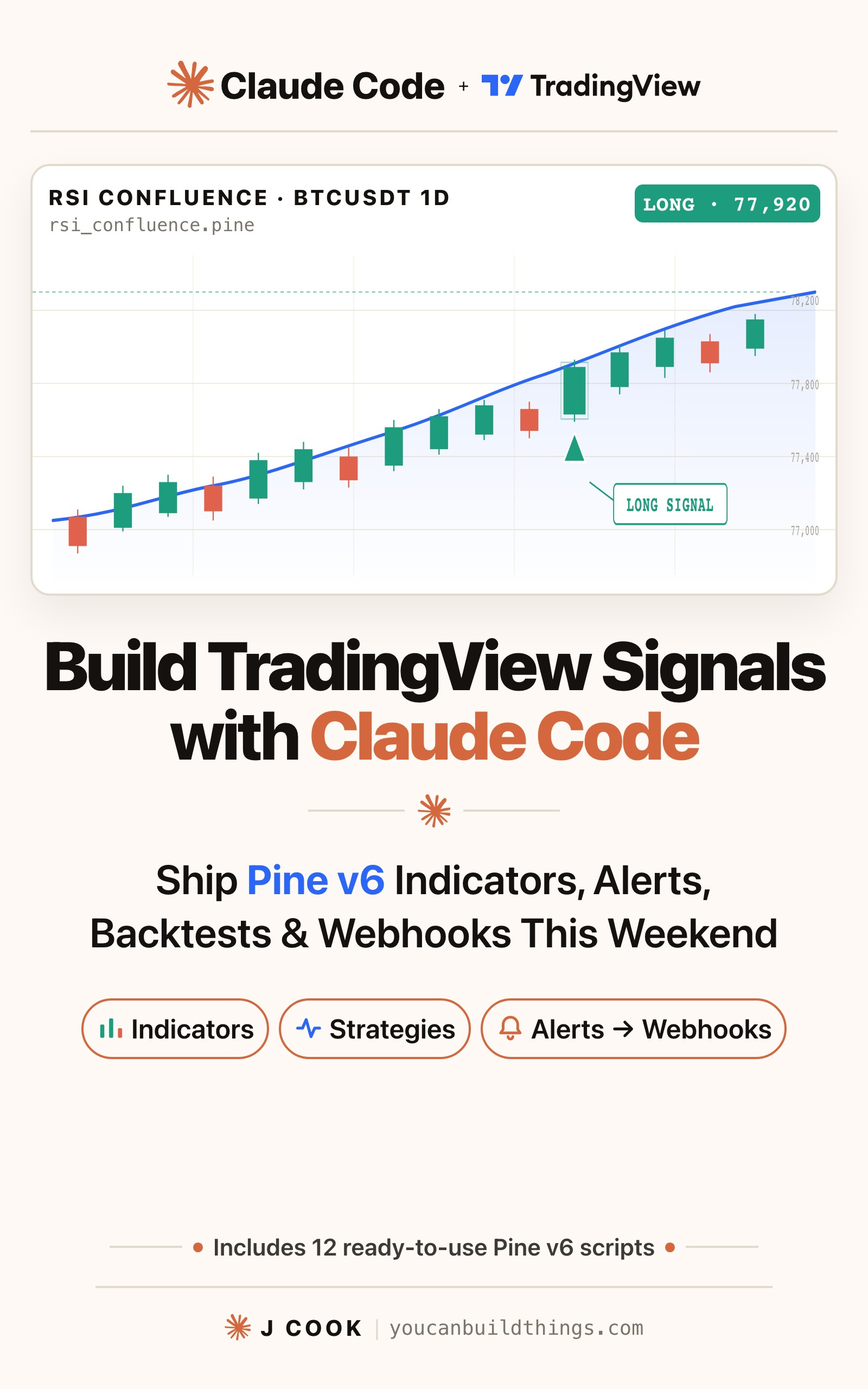 Cover of Build TradingView Signals with Claude Code
